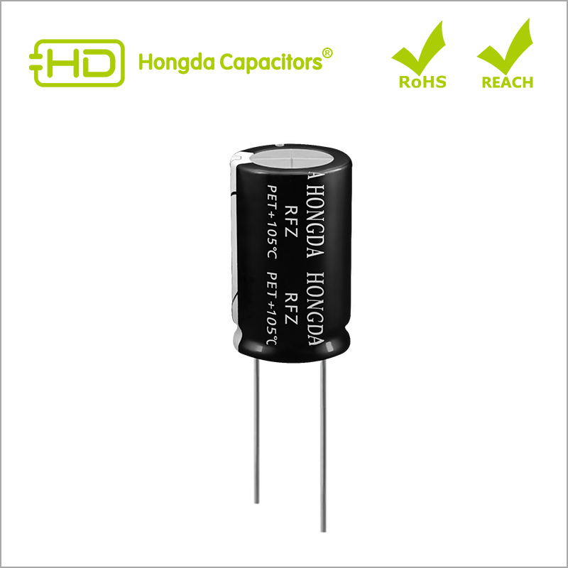 RFZ 105℃ Longer Life, High RC Radial Electrolytic Capacitors