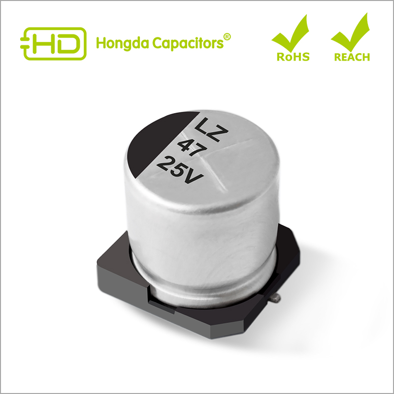 HLZ 105C  Low Impedance SMD  Aluminum  Electrolytic Capacitors
