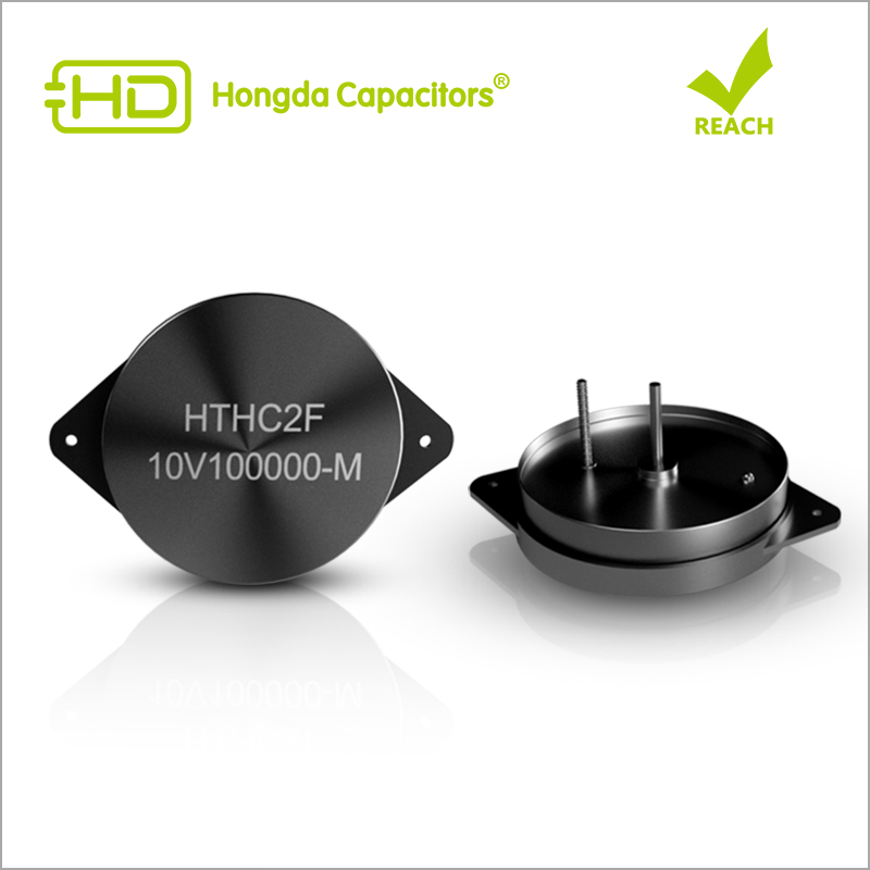 HTHC2F High Energy Tantalum Hybrid Capacitor With Mounting Flange