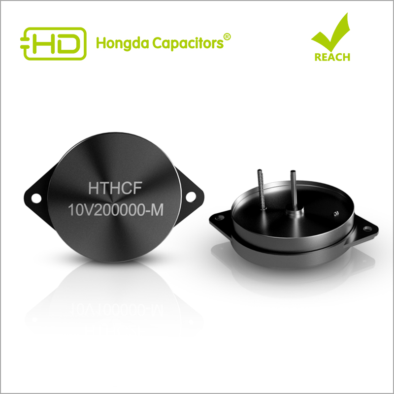 HTHCF High Energy Tantalum Hybrid Capacitor With Mounting Flange