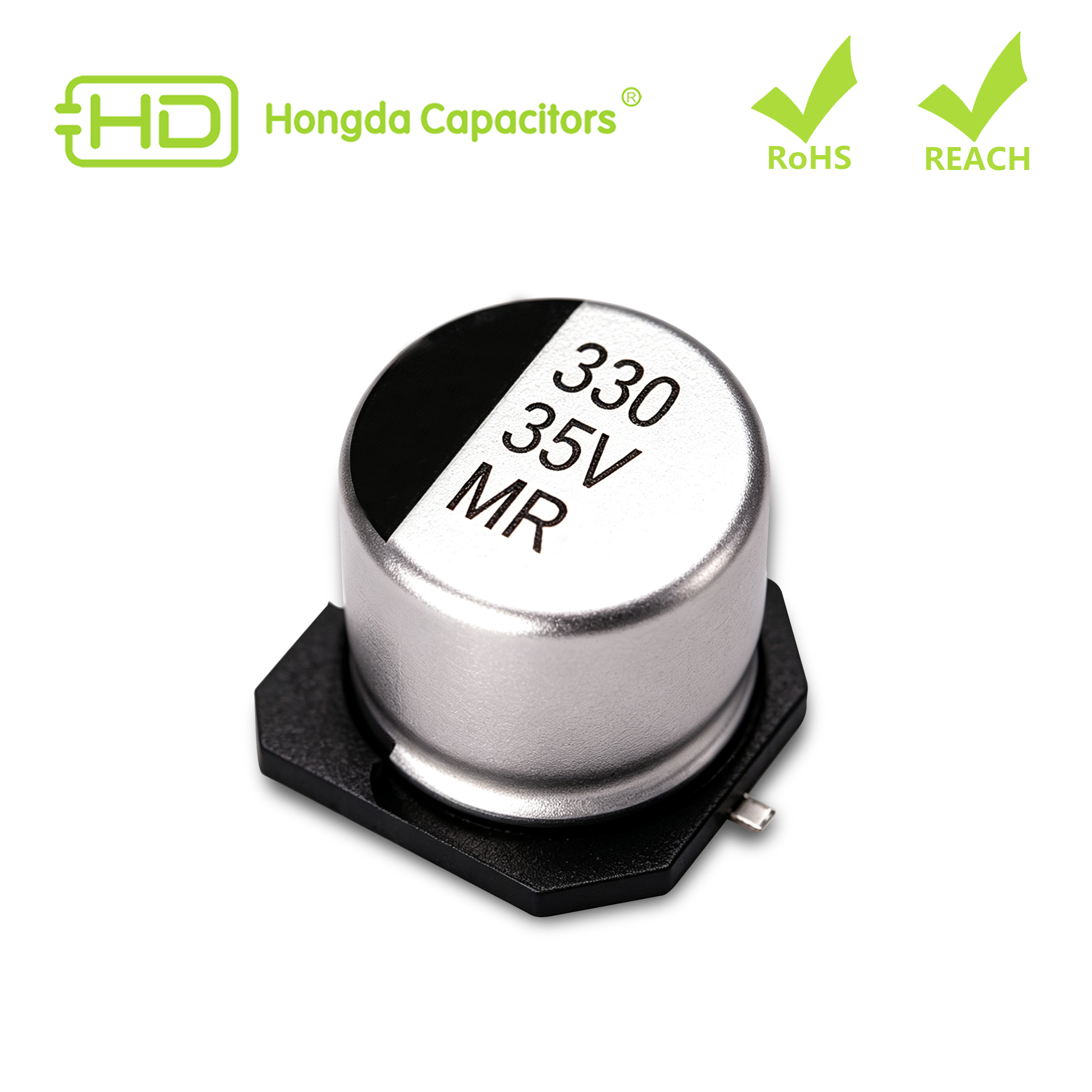 HMR SMD Standard Low ESR Conductive Polymer Aluminum Solid Electrolytic Capacitors