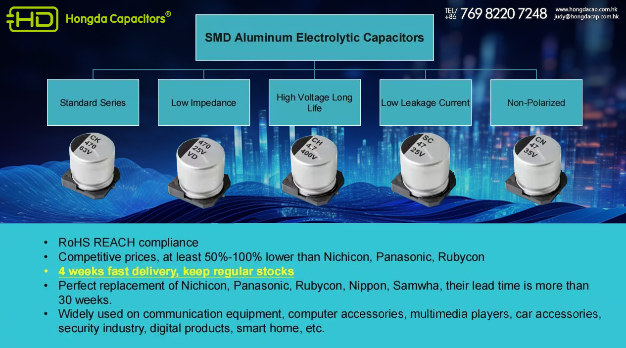  SMD Electrolytic Capacitors