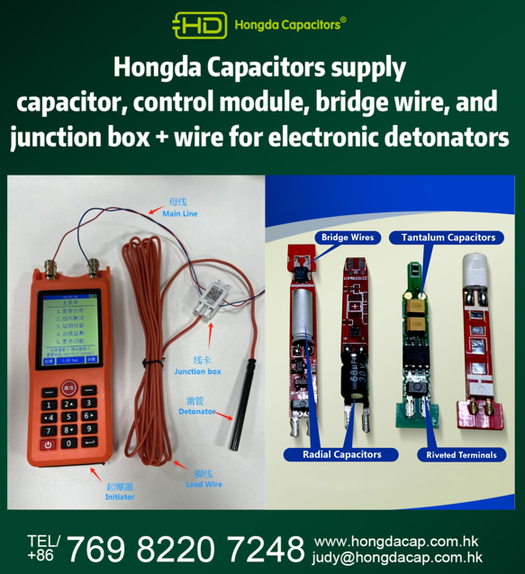 Different Capacitors for Electronic Detonators: Choosing the Right Energy Storage Solution