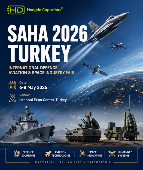 Hongda Capacitors Participates in SAHA Expo 2026 in Turkey
